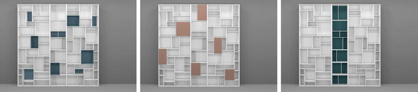 Ateneo Librerie Contenitori design Alessio Bassan