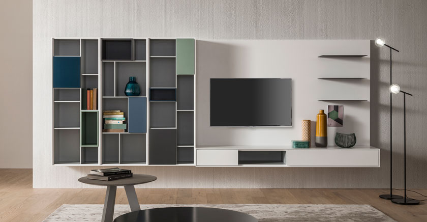 Ateneo Librerie Contenitori design Alessio Bassan