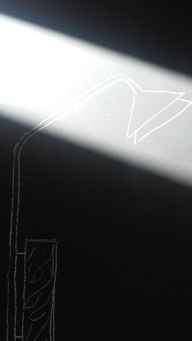Nomade lampada design Alessio Bassan