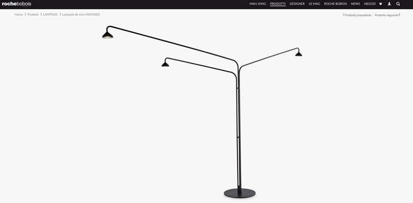 Nomade lampada design Alessio Bassan