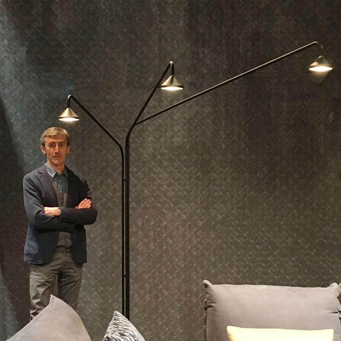 Nomade lampada design Alessio Bassan